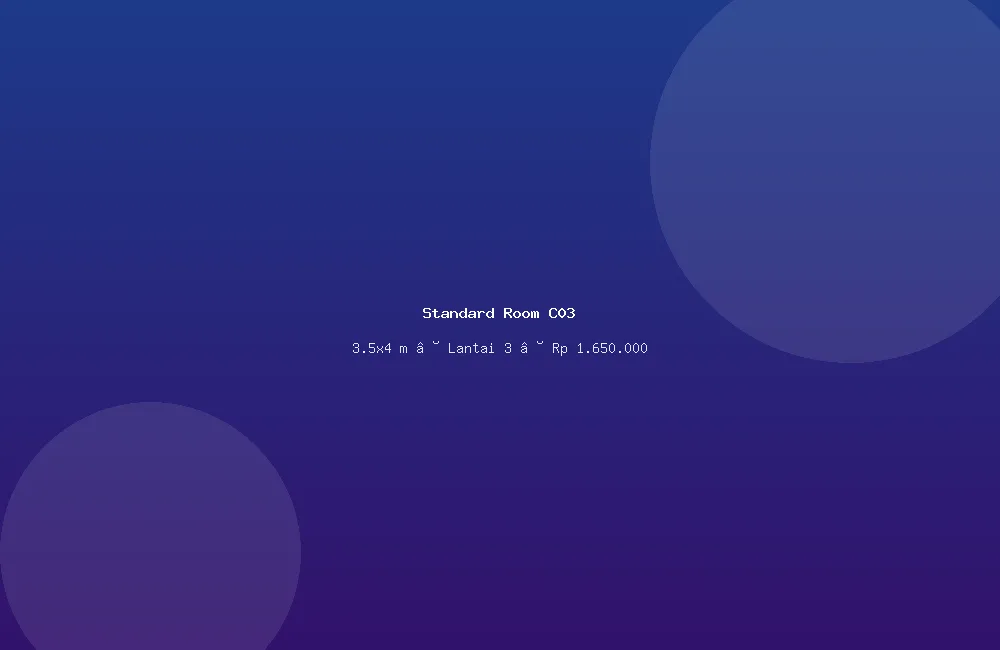 Standard Room C03